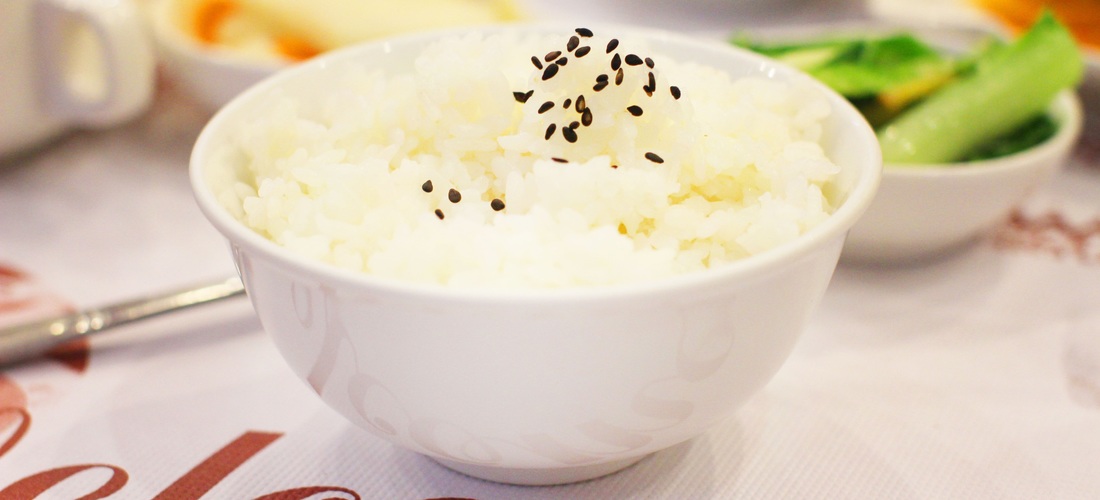 Rice, White, Bowl
